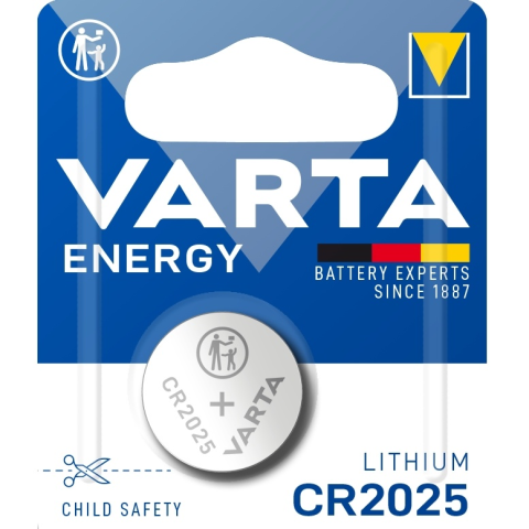 Baterie Litiu Varta CR 2025 3V blister 1 buc