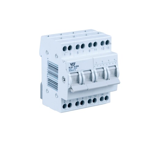Comutator de instalare SF463, 1-0-2, 4p, 63A pentru selectarea puterii de rețea