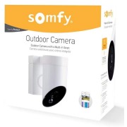 Camera de supraveghere de exterior Somfy, Wifi, 1080p Full HD, Sirena 110 dB, Posibila conexiune la corpul de iluminat existent - Alb