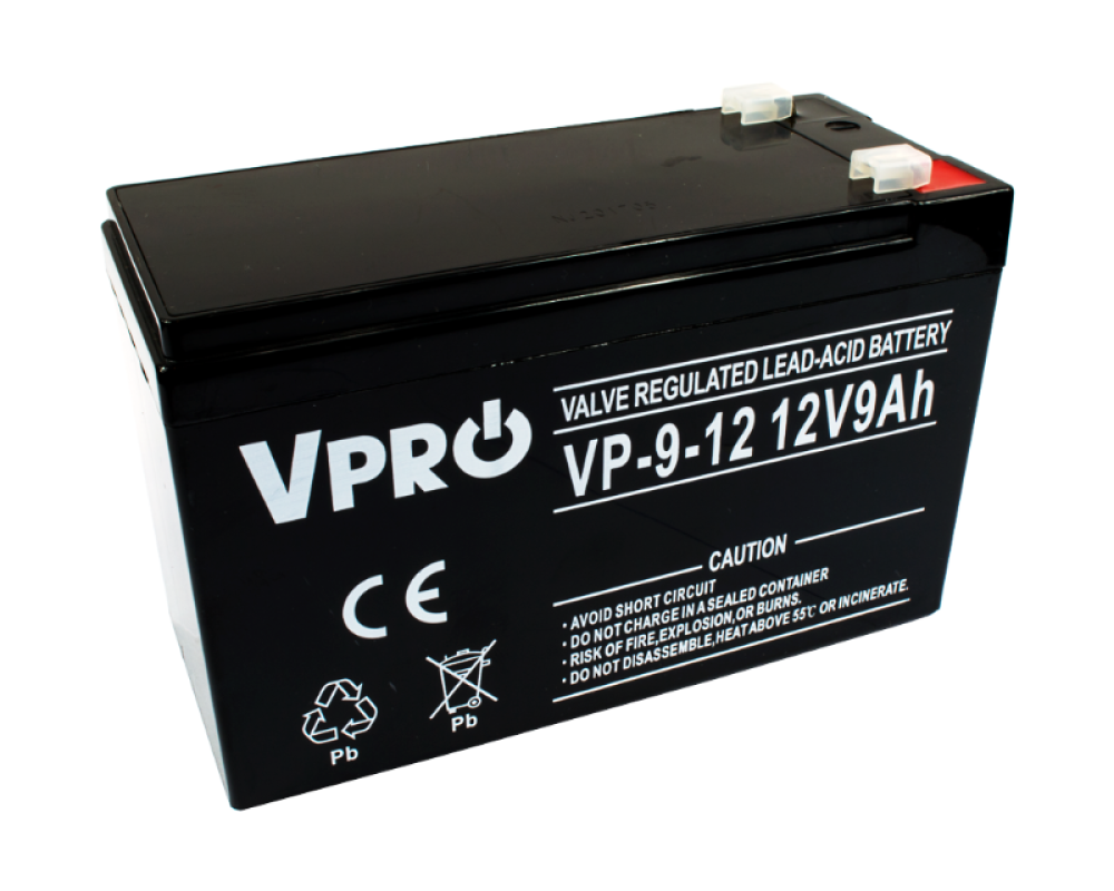 Properly Air conditioner Regeneration Acumulator stationar (baterie) 12V 9 Ah AGM PRO VRLA - Blu Power