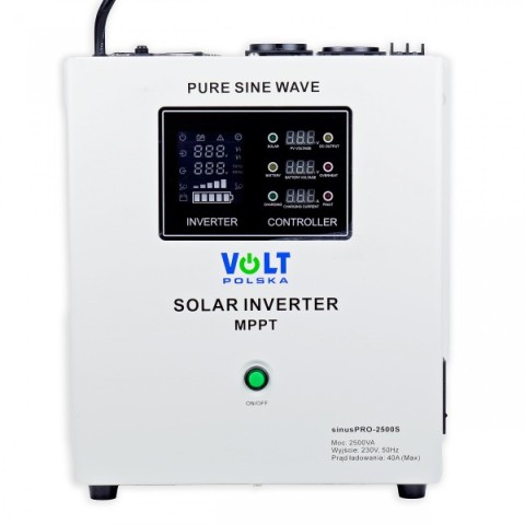 Invertor solar / sursa neintreruptibila VOLT PRO UNDA PURA serie S 1800W / 2500W 24V / 230V